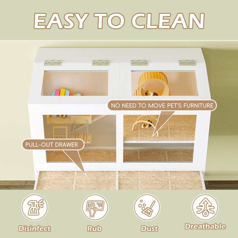 Archie & Oscar™ Hamster Cage With Storage Cabinet - Wayfair Canada